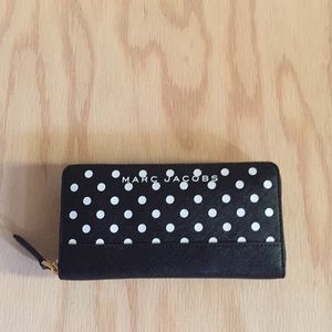 Black Polka Dot Marc Jacobs Wallet